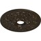 Ekena Millwork Ashley Ceiling Medallion (Canopies up to 4 3/4"), 23 7/8"OD x 4"ID x 2 1/8"P, Stone Hearth Crackle CM23ASSHC - alternate 2